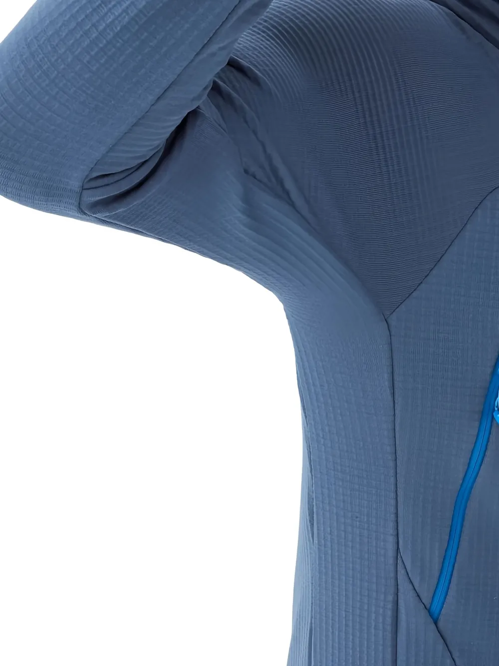 Pascal Millet Fusion Grid Jacket In Blue