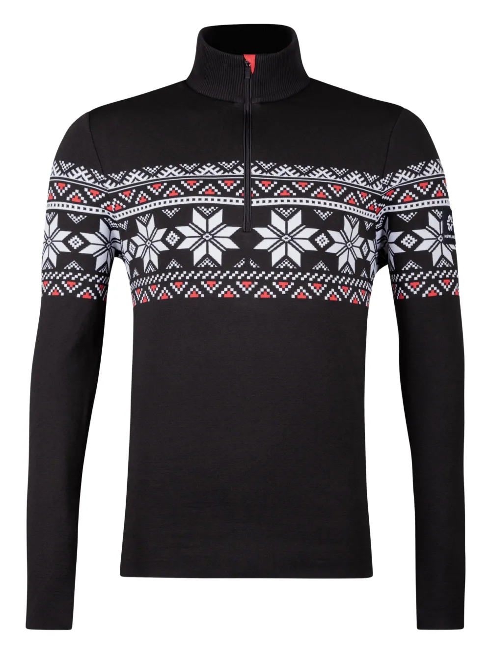 NEWLAND graphic-print ski top - ブラック NEWLAND graphic-print ski top - ブラック