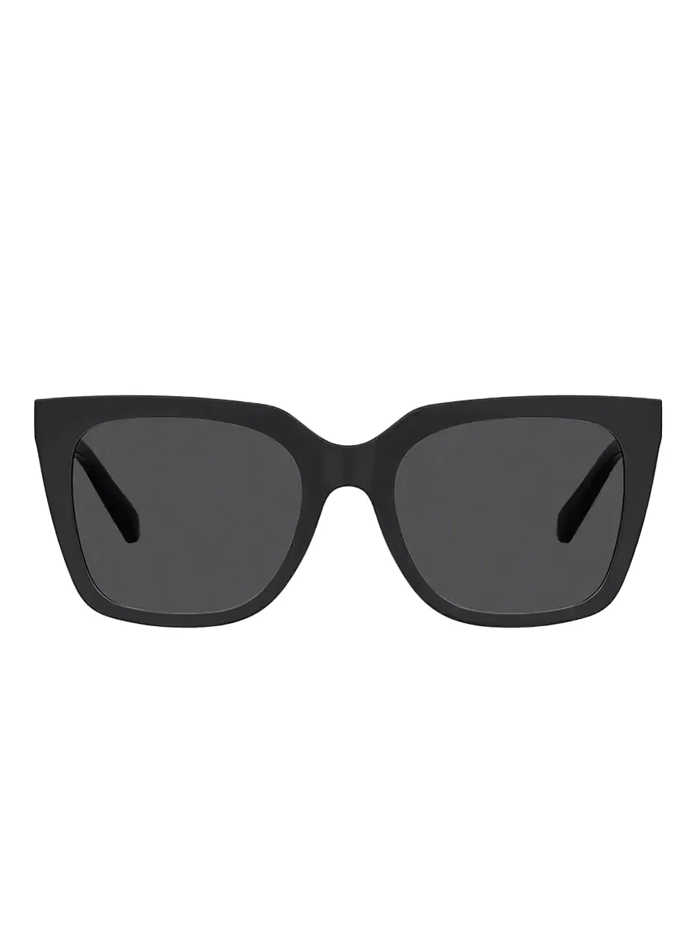 Love Moschino heart-plaque square-frame sunglasses | Black | Image 1