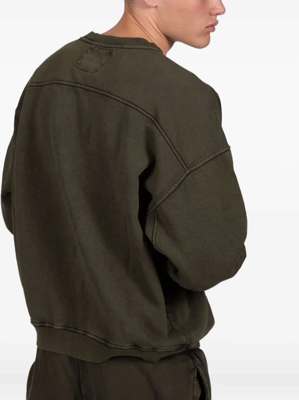 PODHIO logo-patch cotton sweatshirt | Sweaters | Image 2