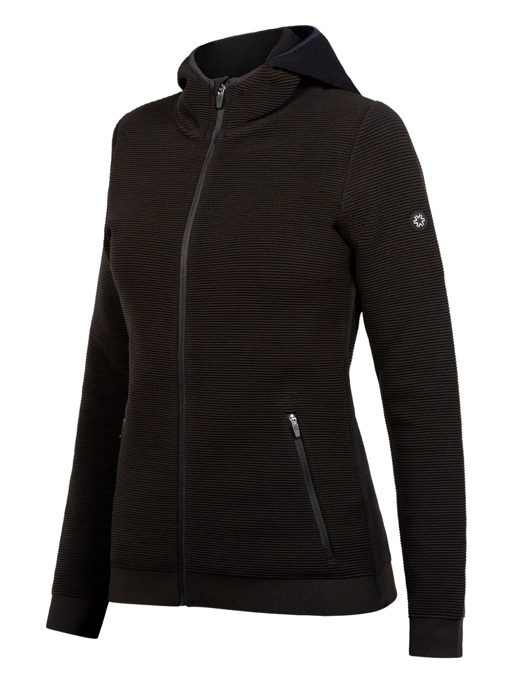 NEWLAND hooded ski jacket - Zwart