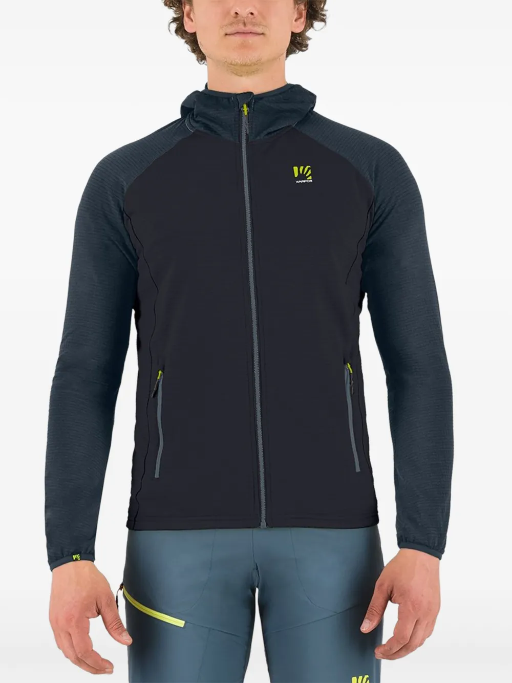 KARPOS logo-print zip-up hoodie - 008N KARPOS logo-print zip-up hoodie - 008N