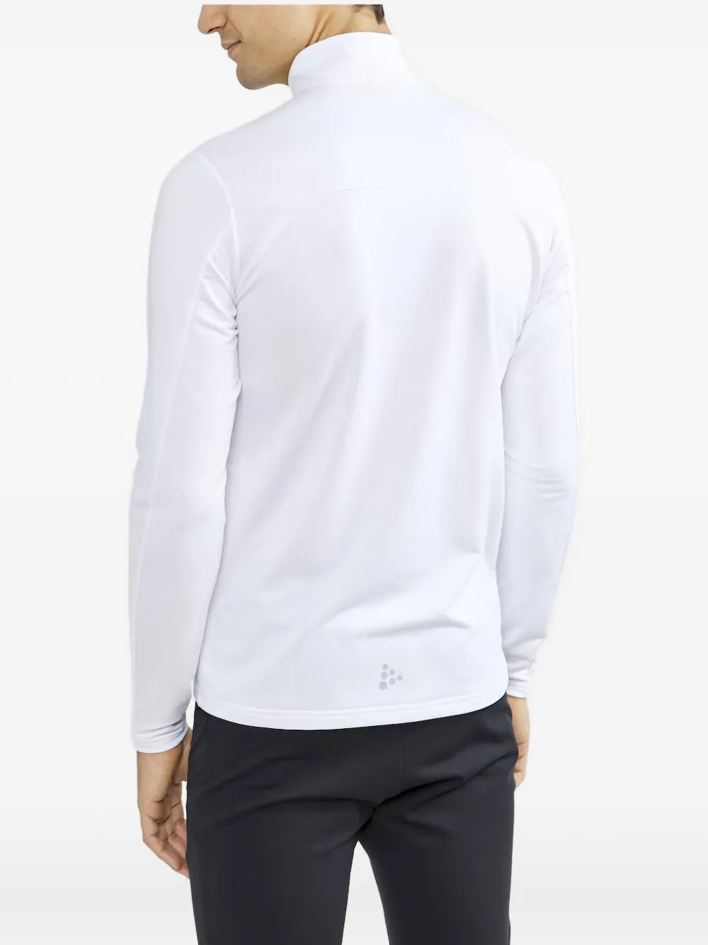 CRAFT Core top met halve rits Wit