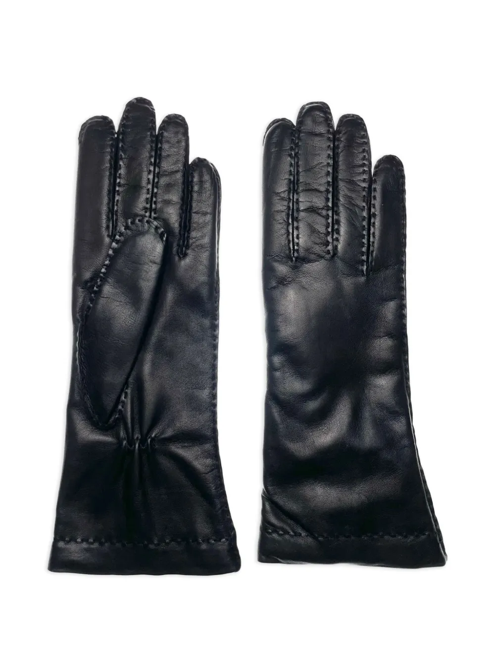 Restelli Leren handschoenen Zwart