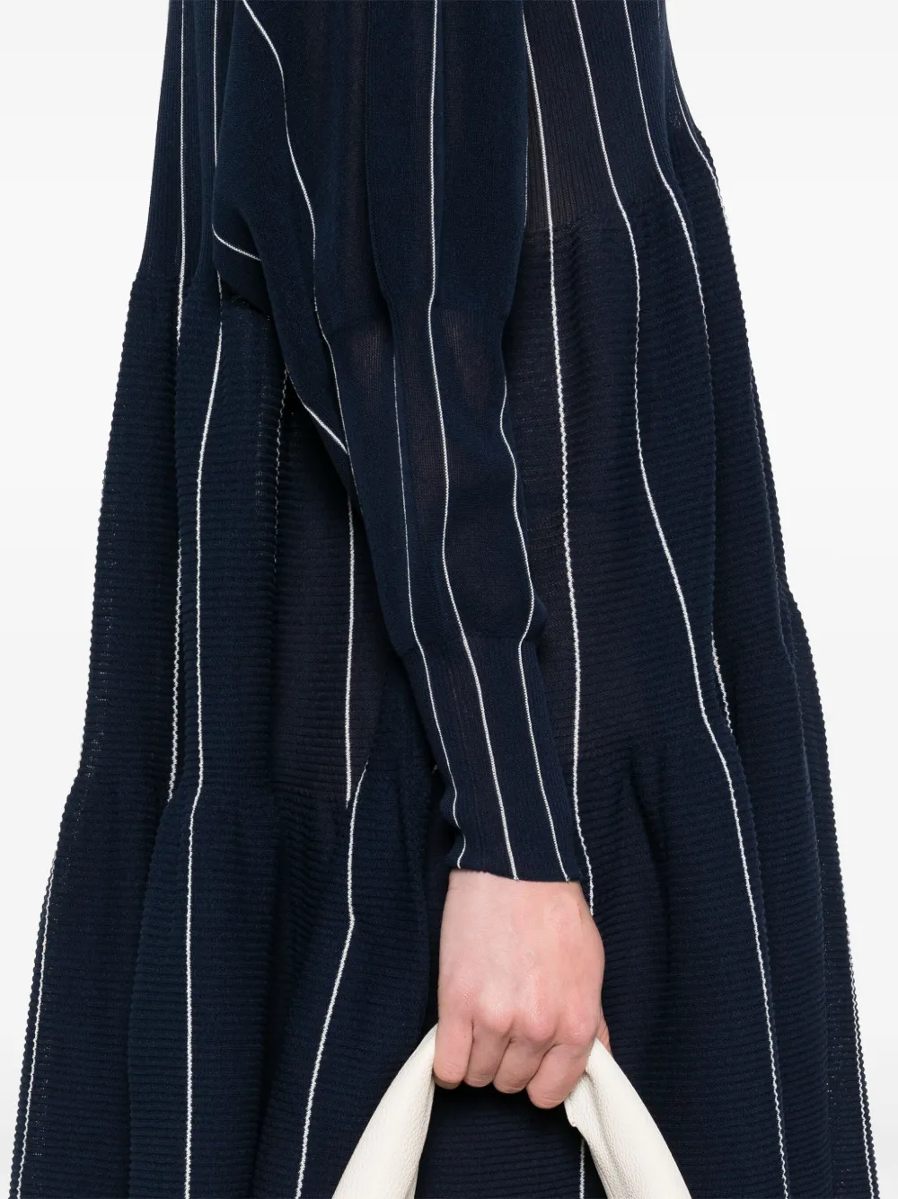 CFCL Mid-blousejurk met lange mouwen Blauw