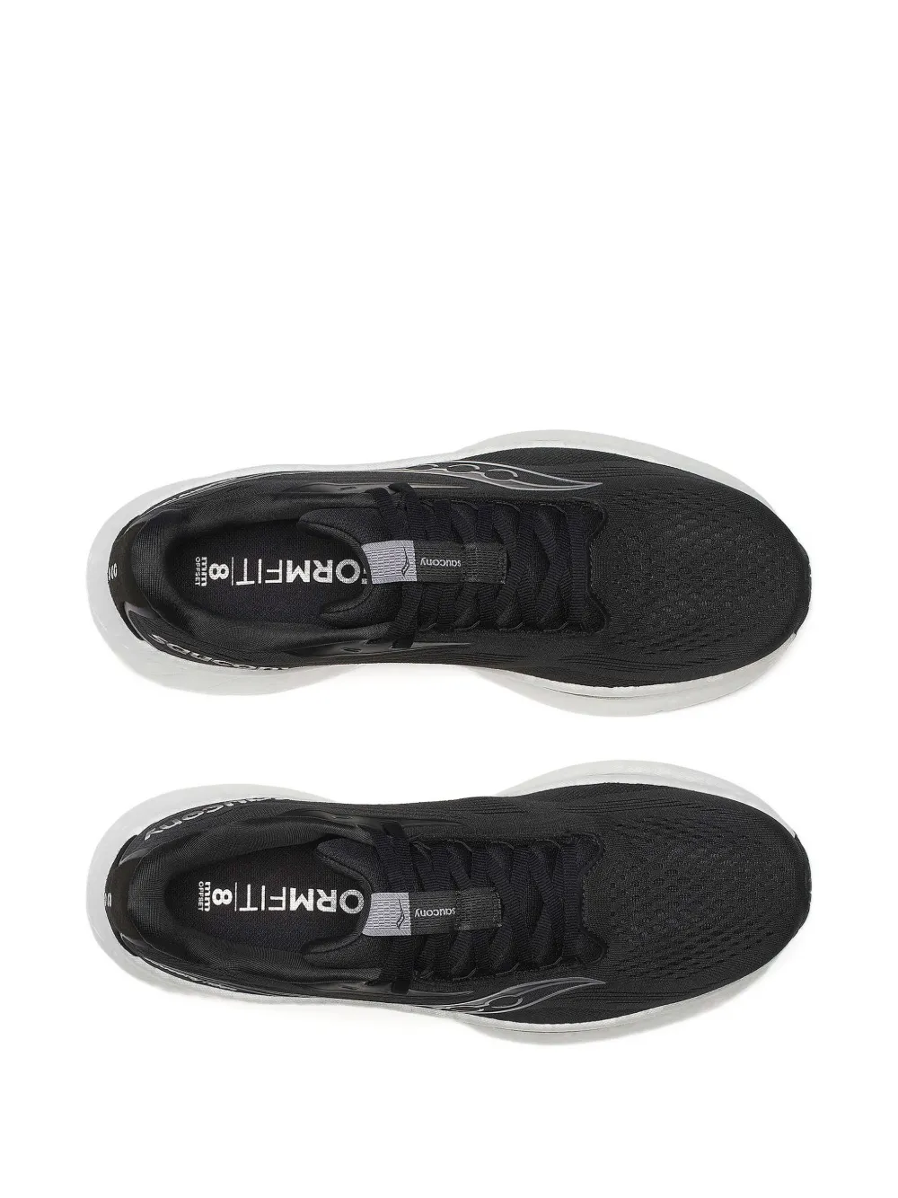 Saucony mesh-panelled sneakers Black