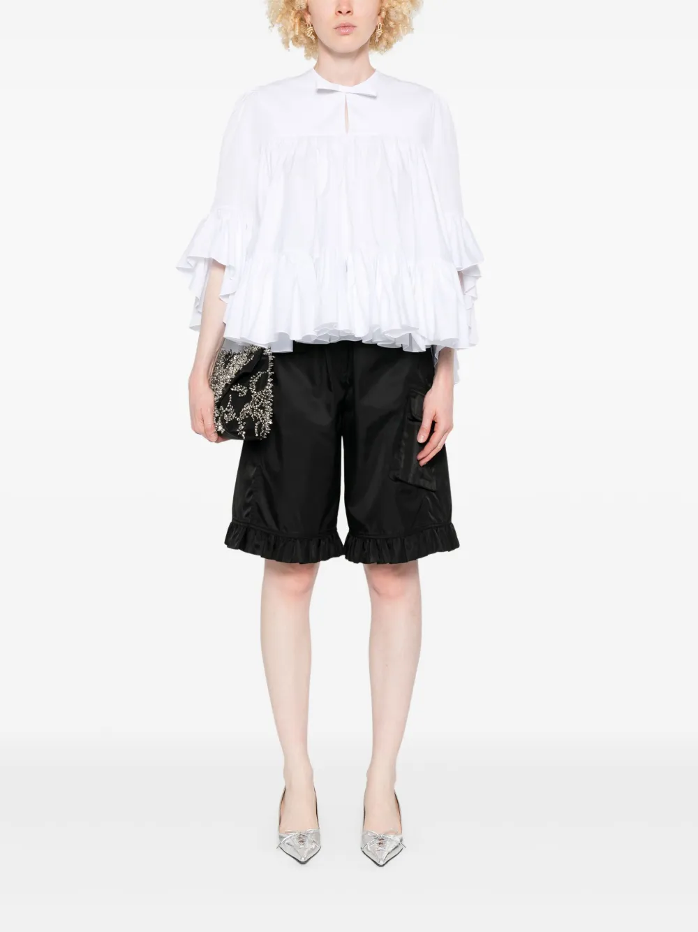 Giambattista Valli Shirt met strikdetail - Wit
