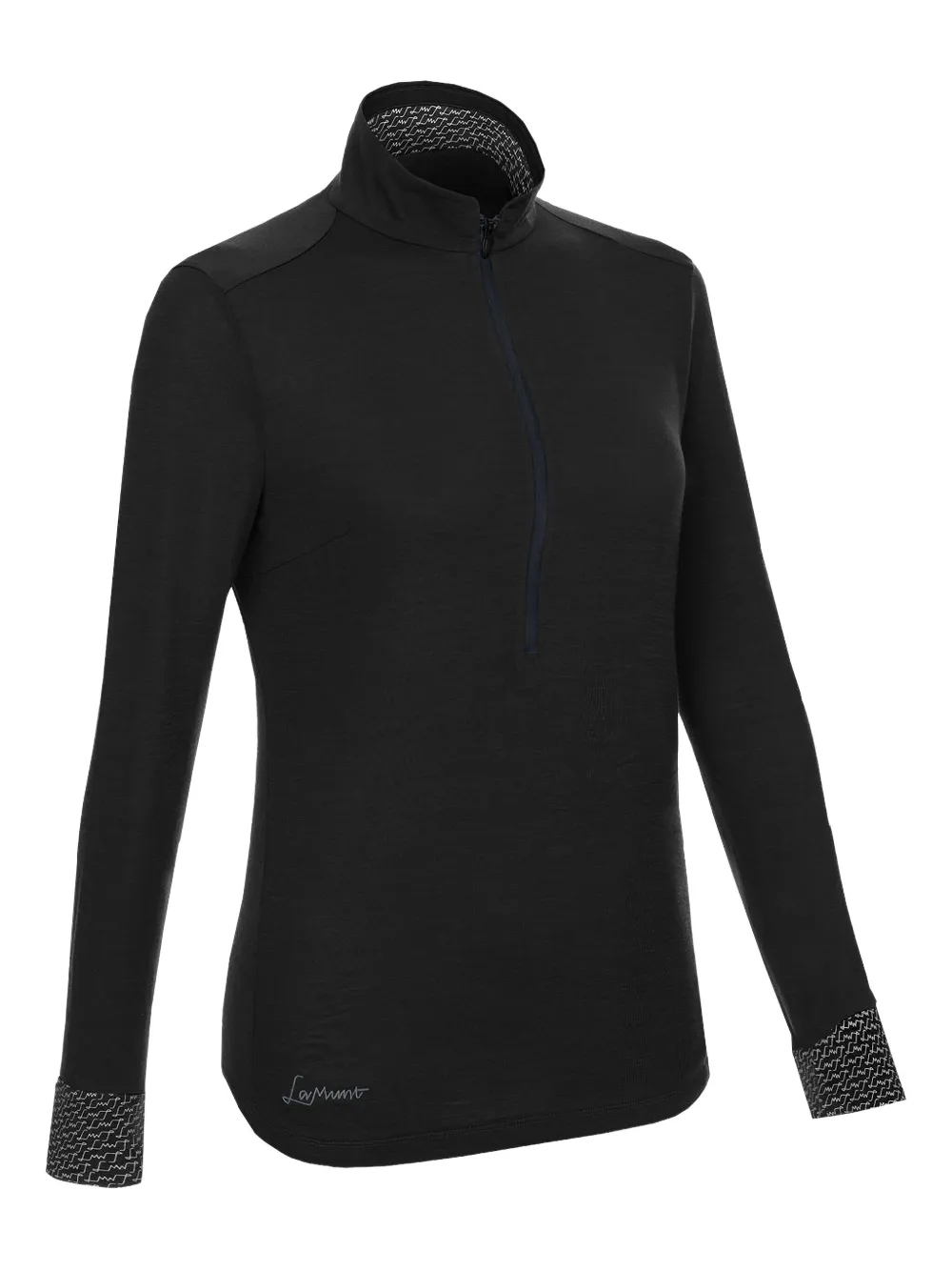LAMUNT virgin wool-blend T-shirt | Black | Image 1