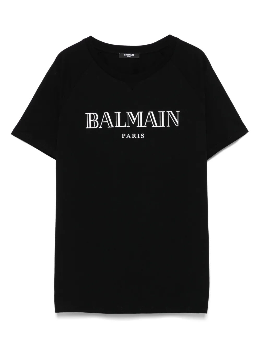 Balmain Kids T-shirt met logoprint Zwart