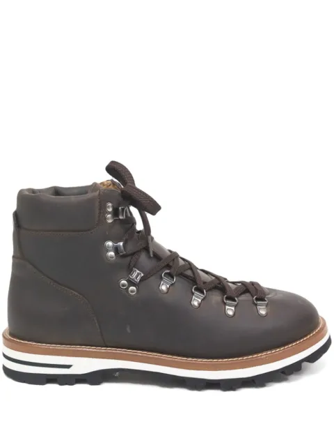 MONPIZ lace-up leather boots