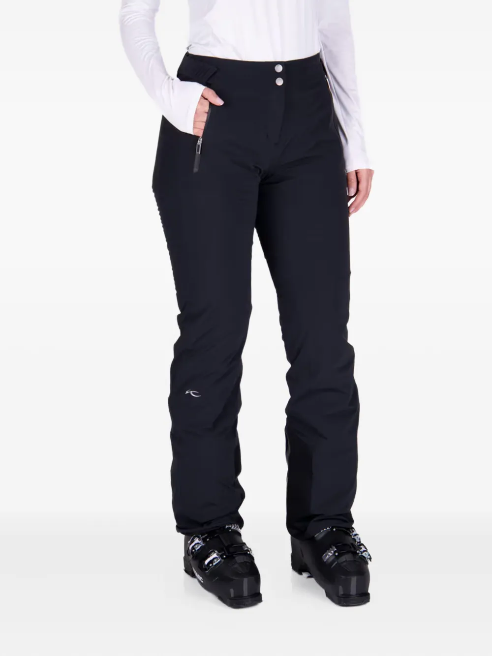 KJUS logo-embroidered ski trousers - ブラック KJUS logo-embroidered ski trousers - ブラック