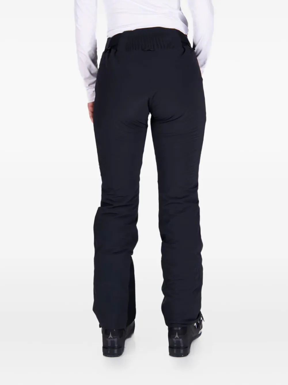 KJUS logo-embroidered ski trousers - Zwart