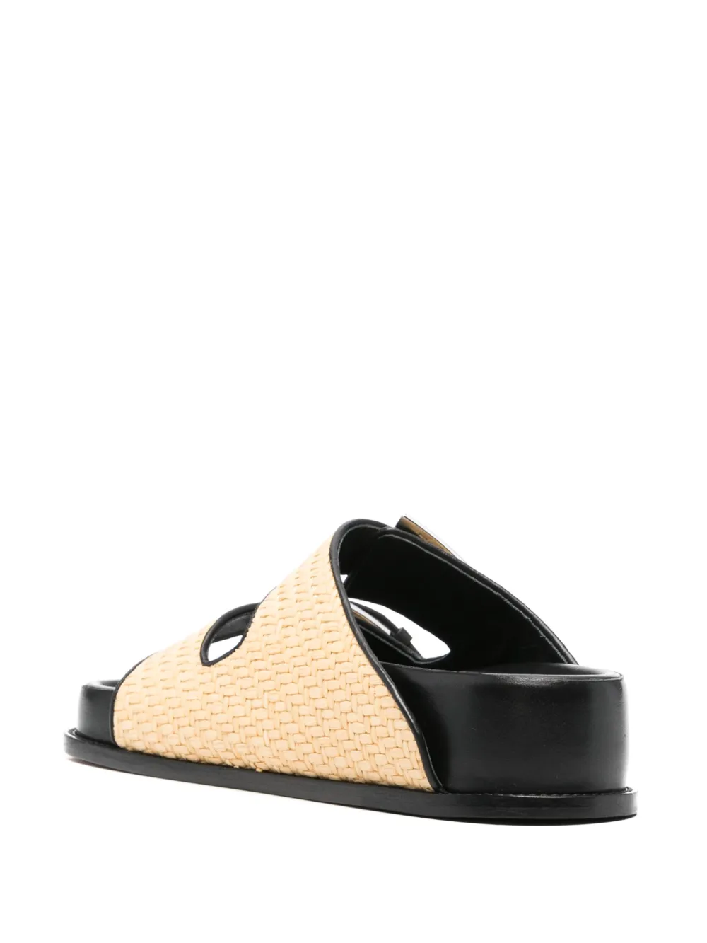 Paris Texas double-buckle sandals Neutrals