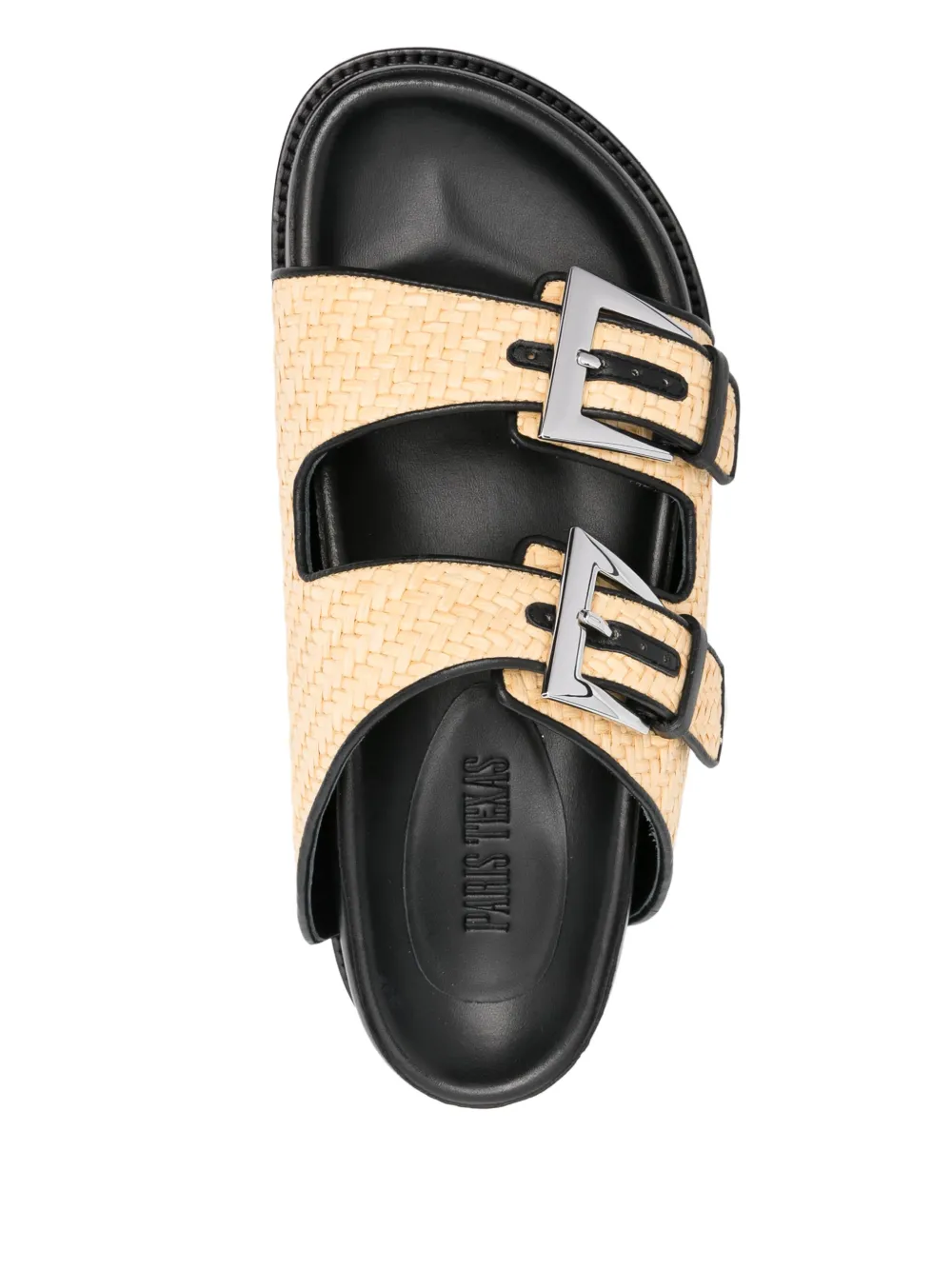 Paris Texas double-buckle sandals Neutrals