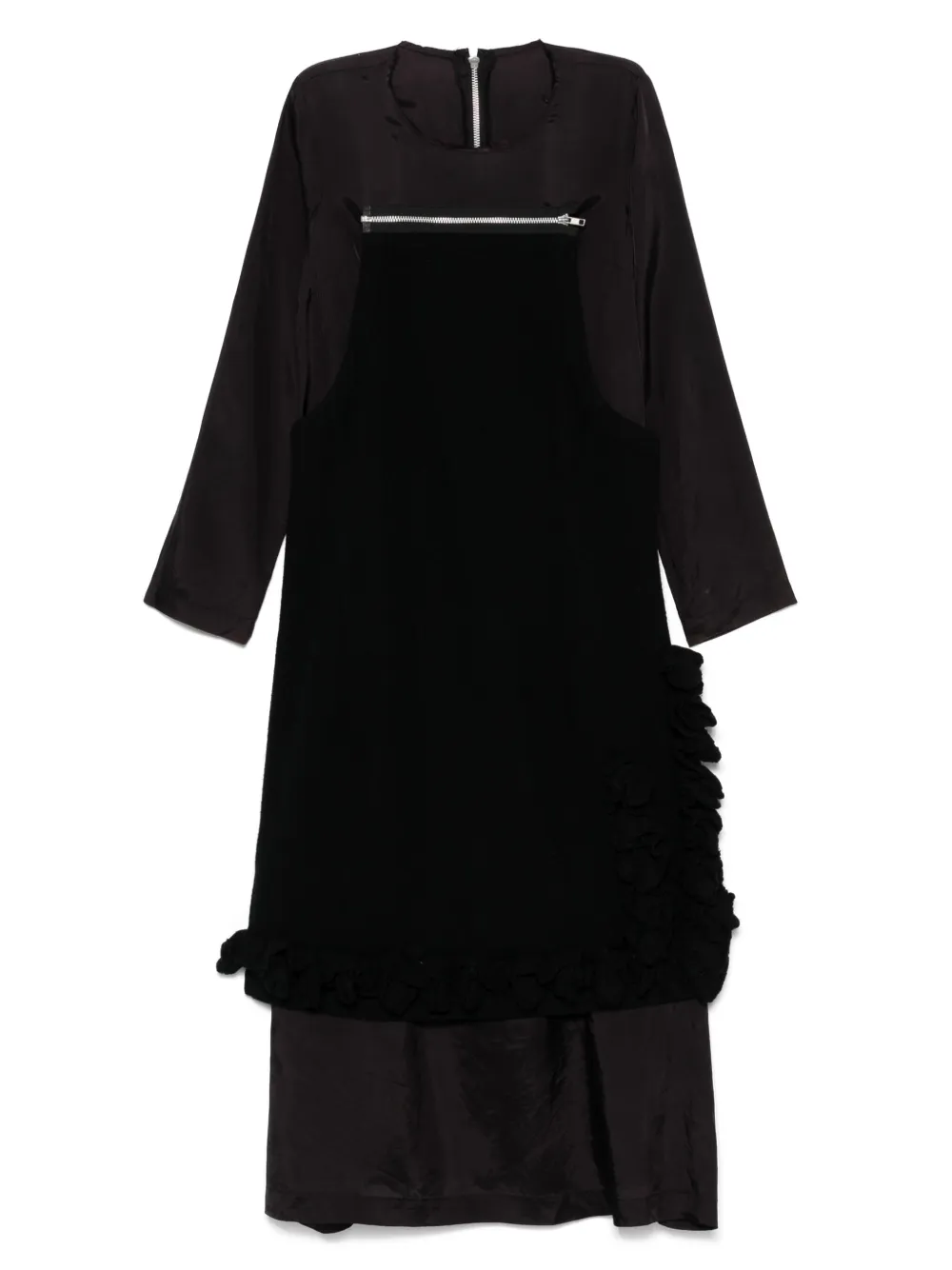 2000s panelled midi dress