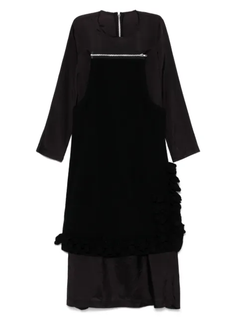Comme Des Garçons Pre-Owned 2000s panelled midi dress