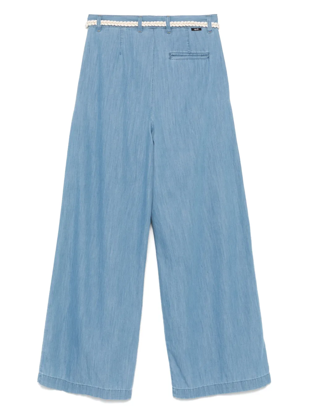 LIU JO Broek met ceintuur - Blauw