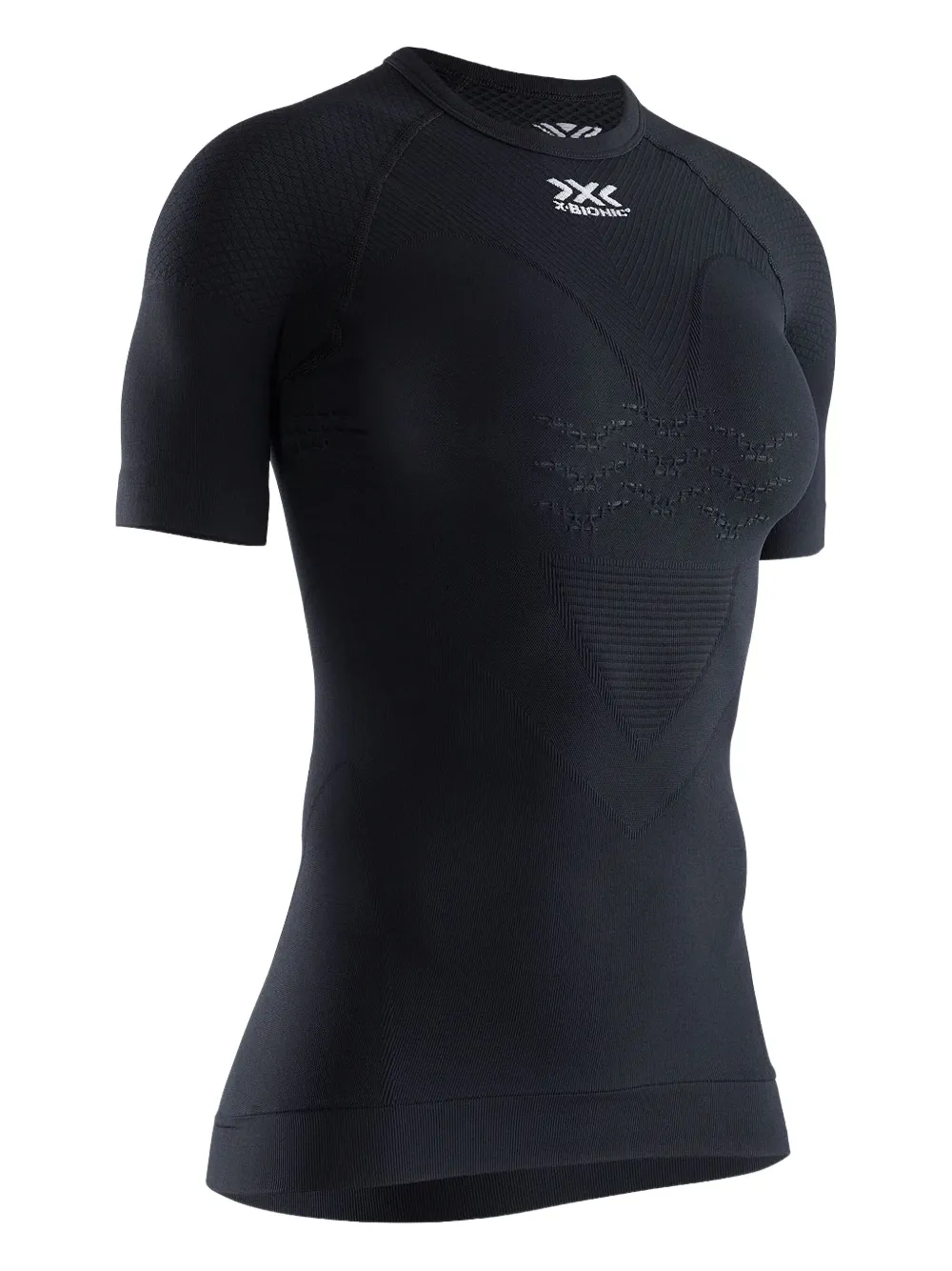 X BIONIC logo-print ski top | Black | Image 1