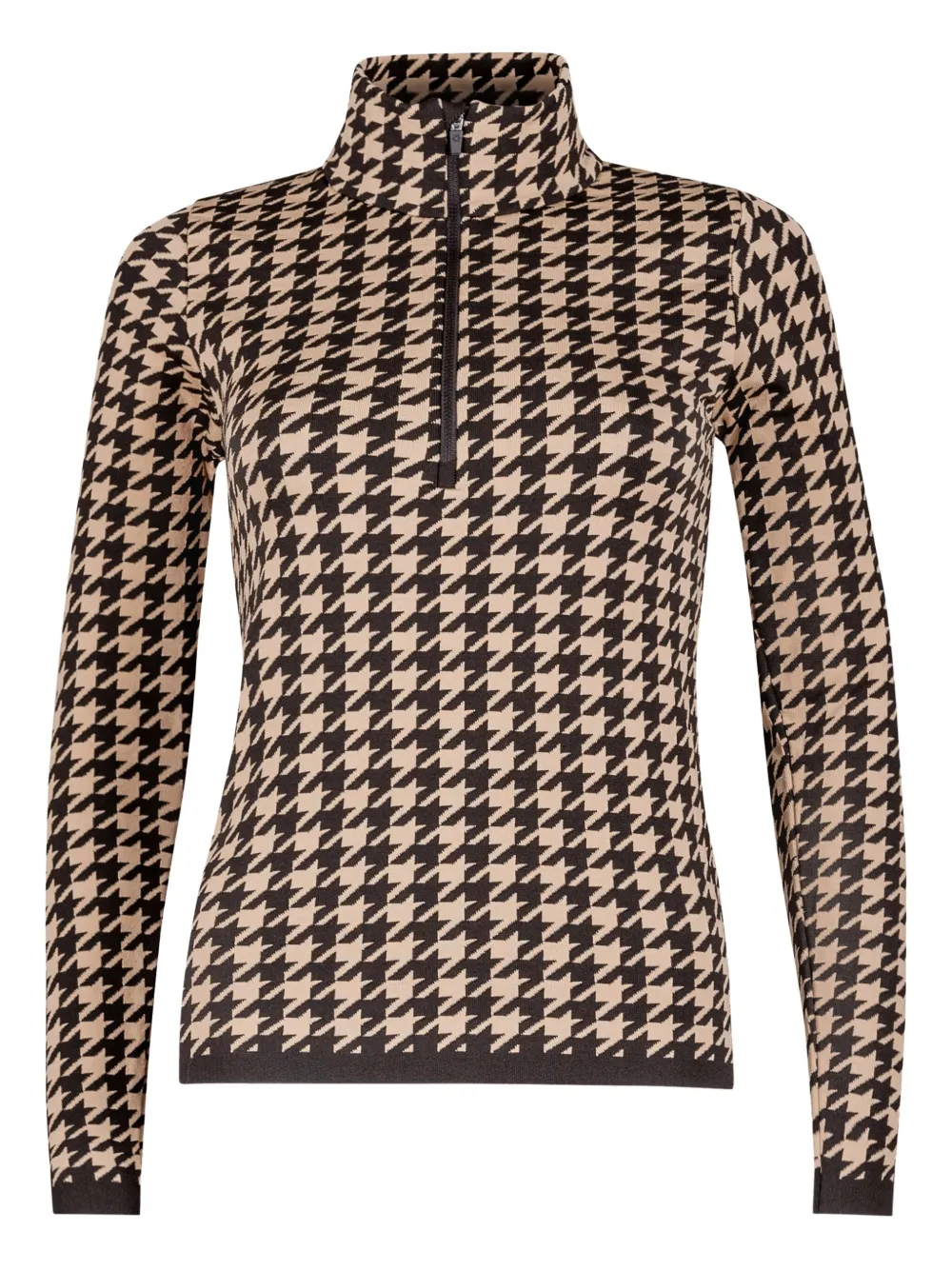 NEWLAND Skitrui met pied-de-poule print Zwart