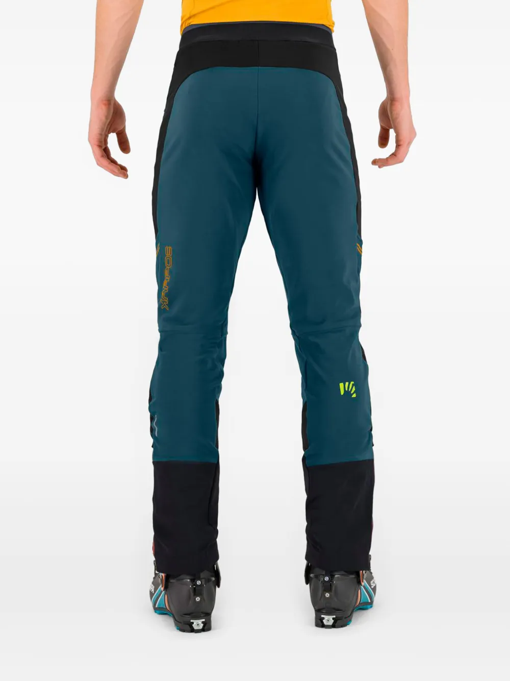KARPOS Trainingsbroek met logoprint Blauw