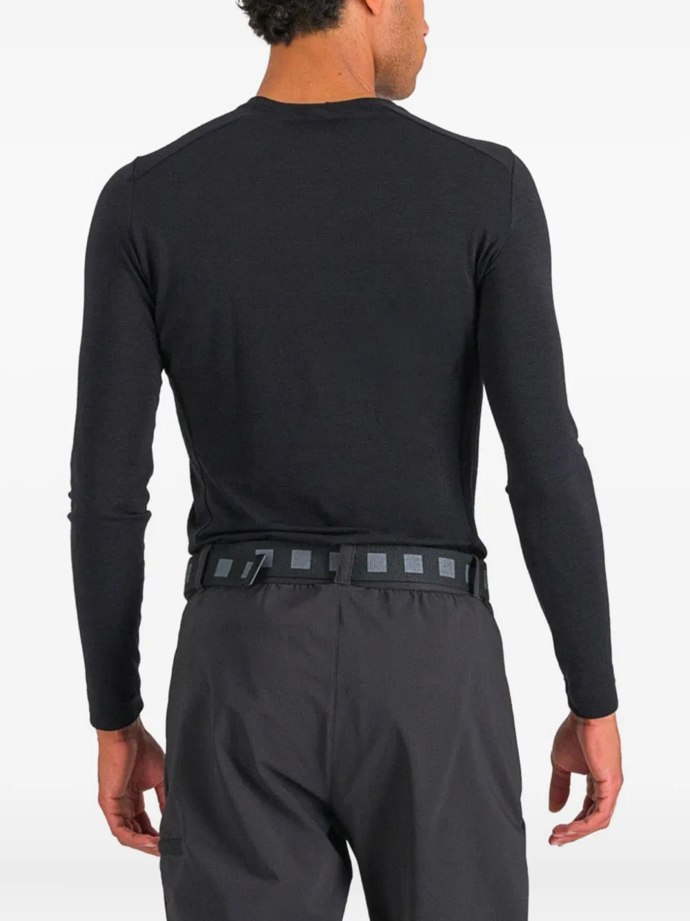 SPORTFUL Skitop met logopatch Zwart
