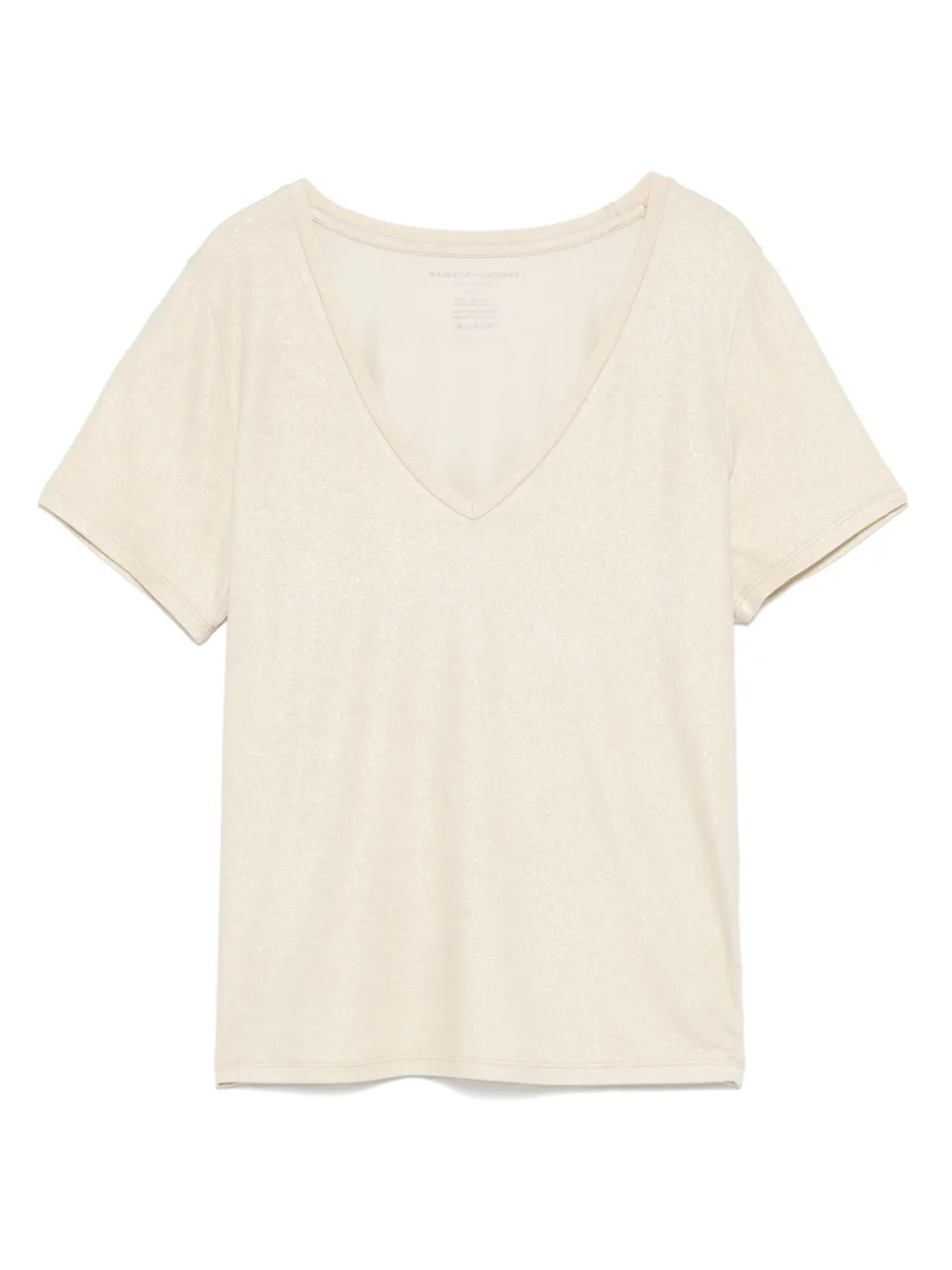 MAJESTIC STRETCH-DESIGN T-SHIRT 