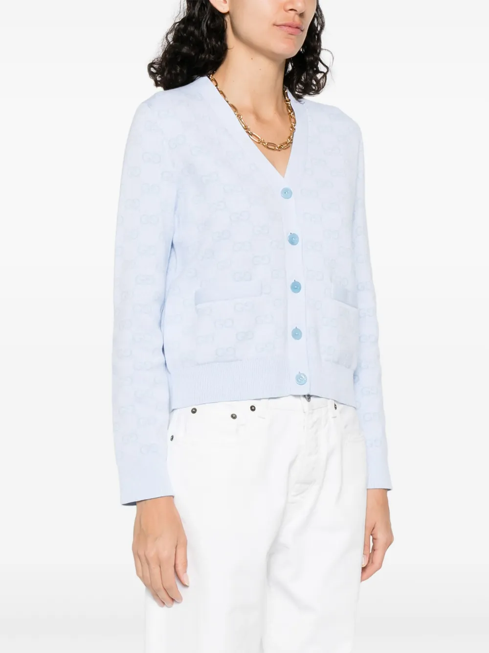 Gucci Katoenen vest Blauw