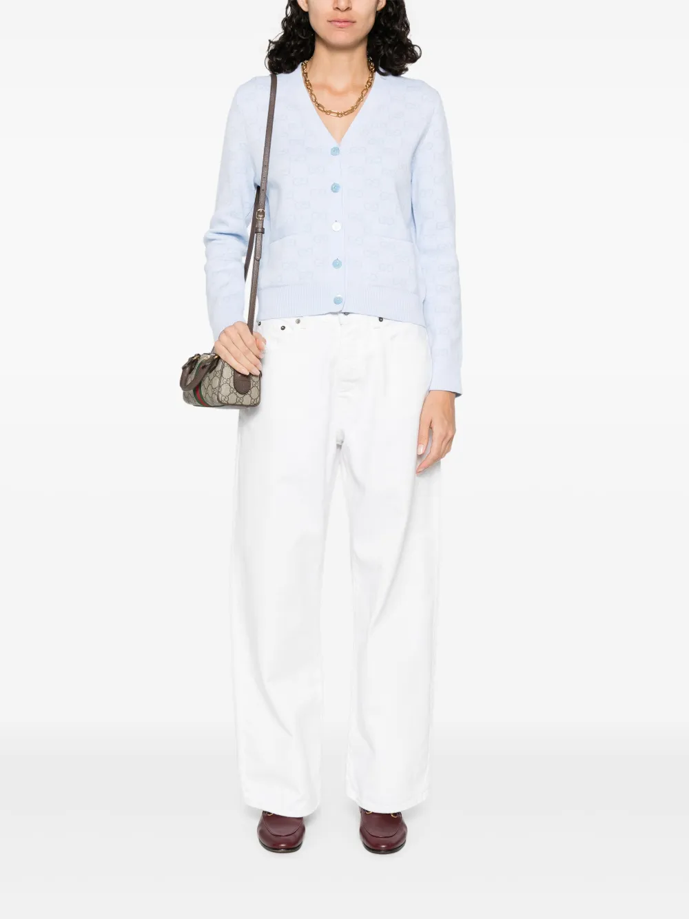 Gucci Katoenen vest Blauw