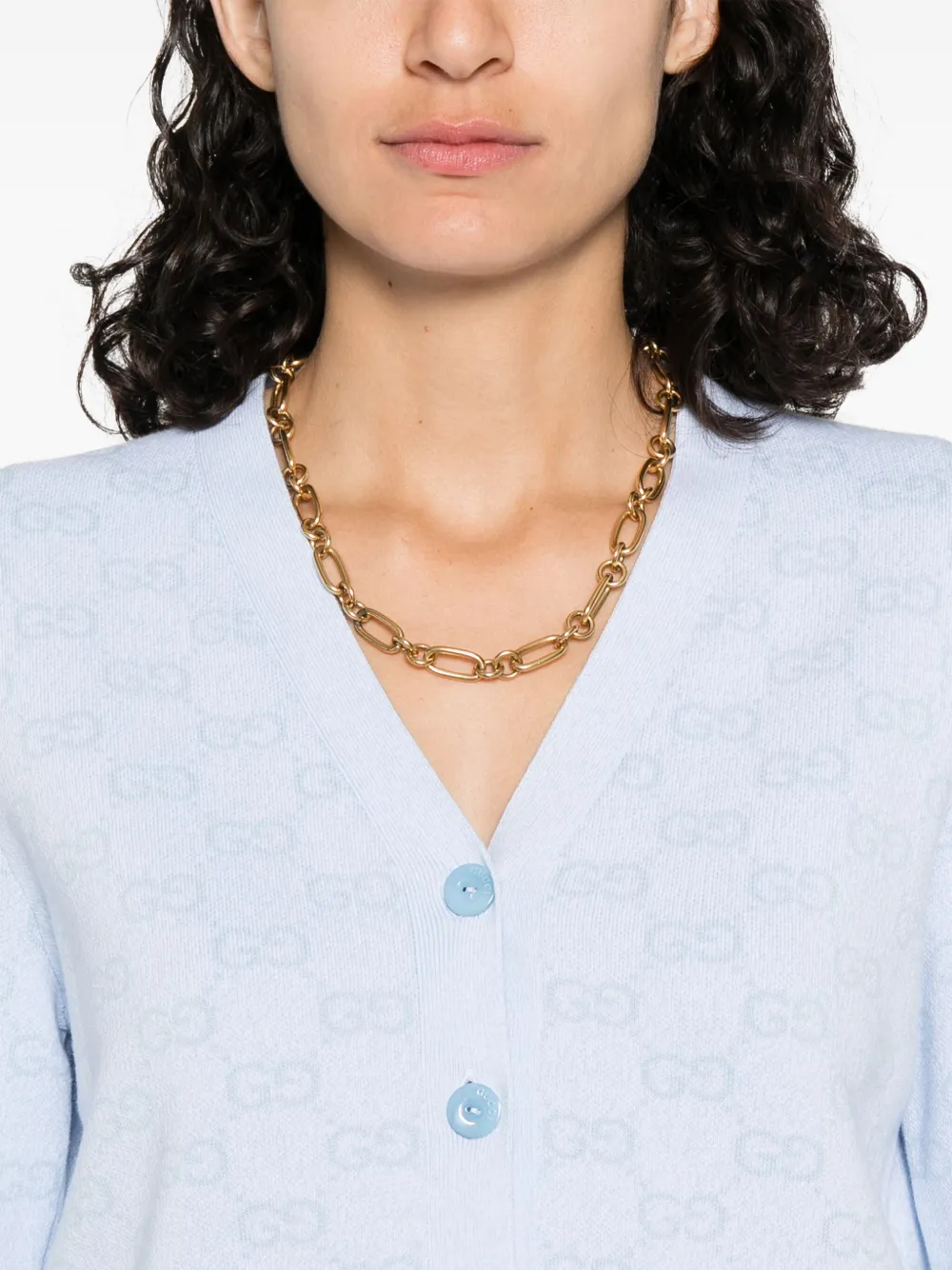 Gucci Katoenen vest Blauw