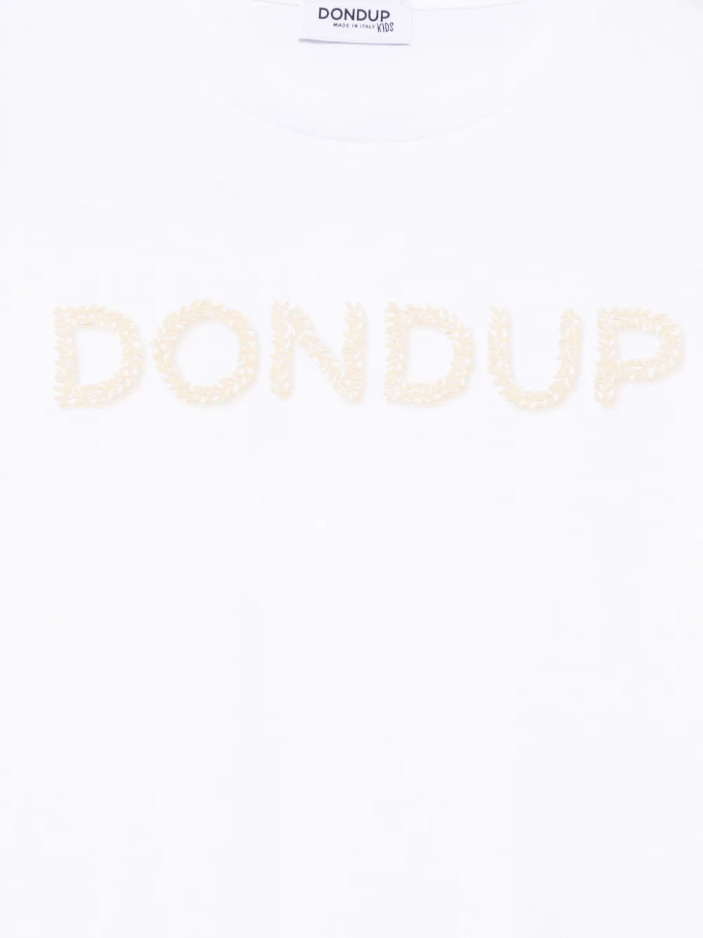 DONDUP KIDS T-shirt met logoprint Wit