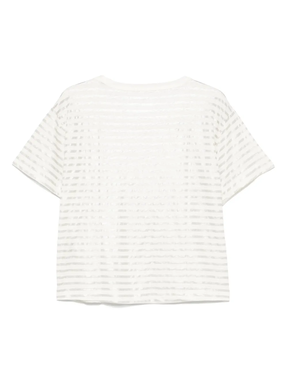 MAJESTIC STRETCH-LINEN T-SHIRT