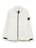 Stone Island plated-ovd raw-linen jacket - Neutrals