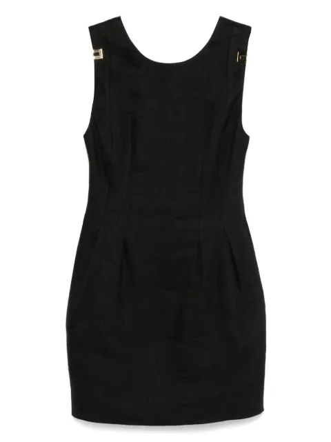 Elisabetta Franchi monogram-plaque mini dress