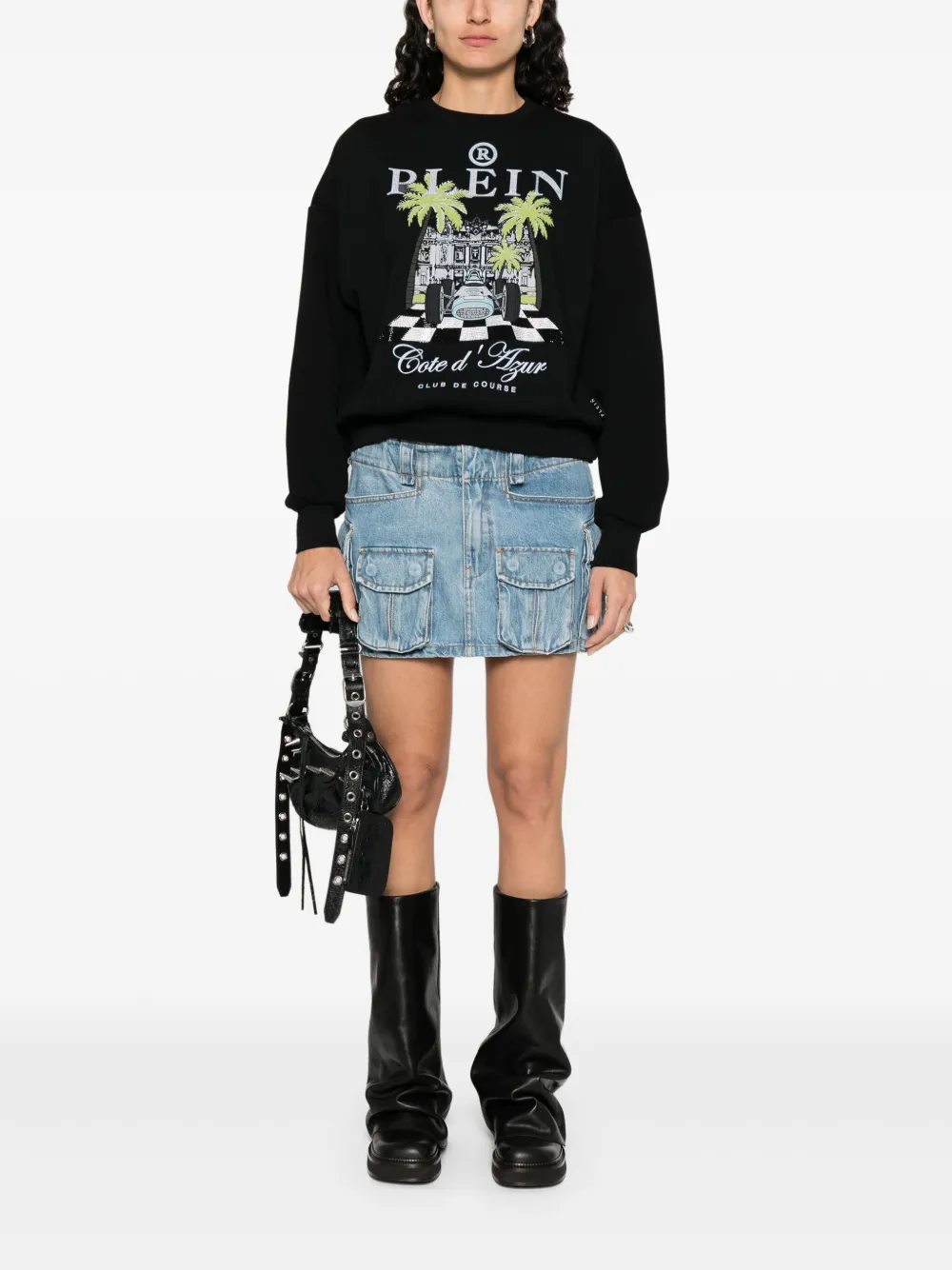 PHILIPP PLEIN JERSEY SWEATSHIRT