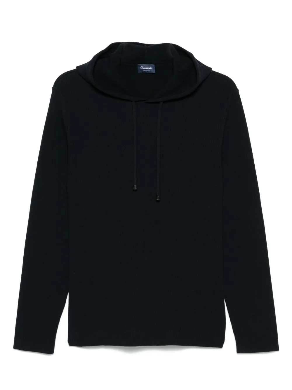 Drumohr cotton hoodie | Blue | Image 1