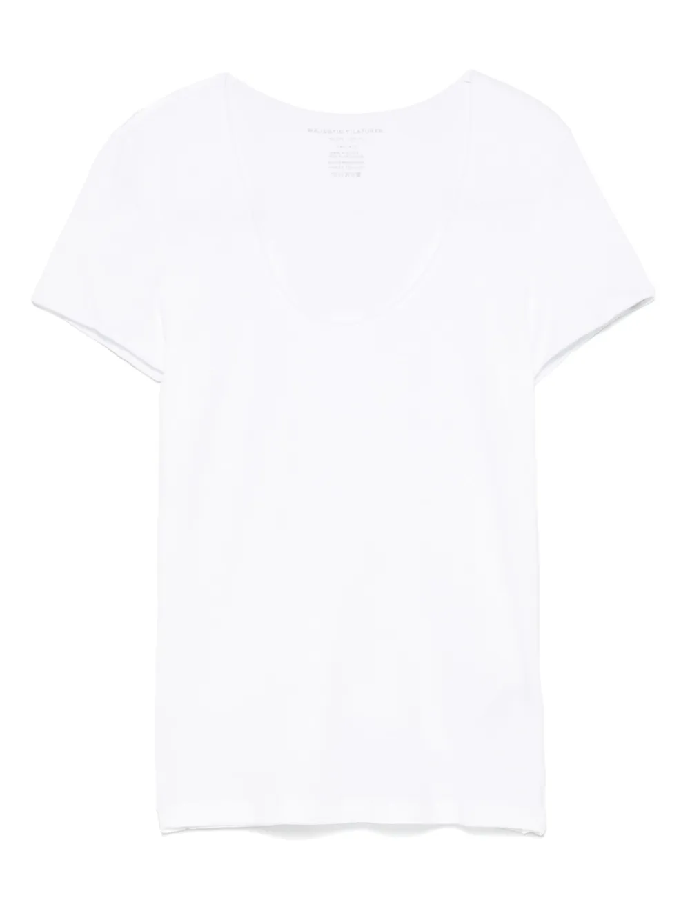 MAJESTIC STRETCH-DESIGN T-SHIRT 