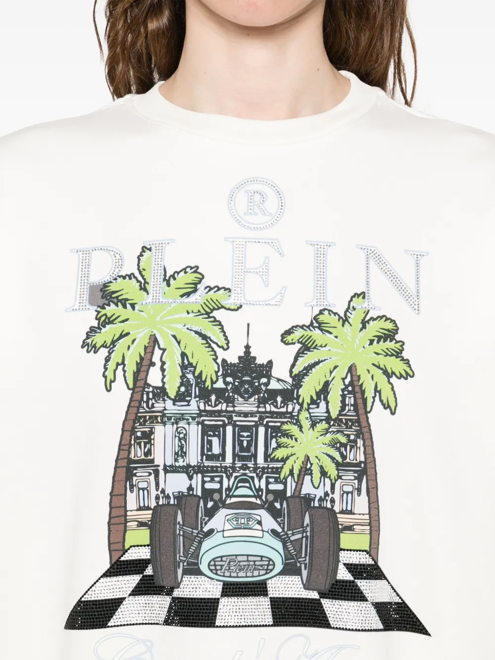 Shop Philipp Plein New Port Beach Cut Sweatshirt