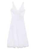 TWINSET cut-out midi dress - White