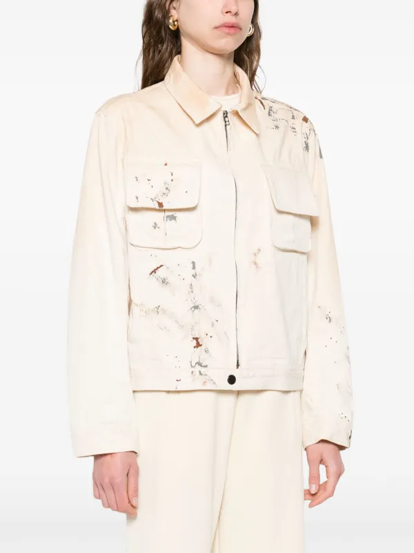 individual sentiments ジャケット Individual Sentiments ペイント ジャケット | ニュートラル | FARFETCH JP