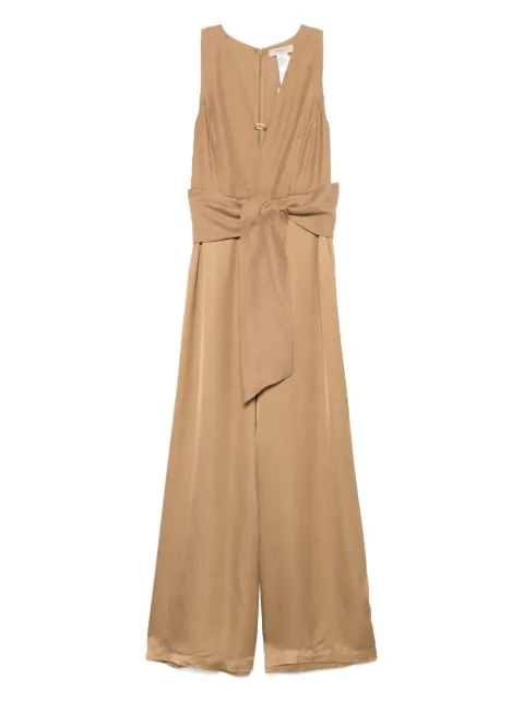 TWINSET logo-plaque midi dress