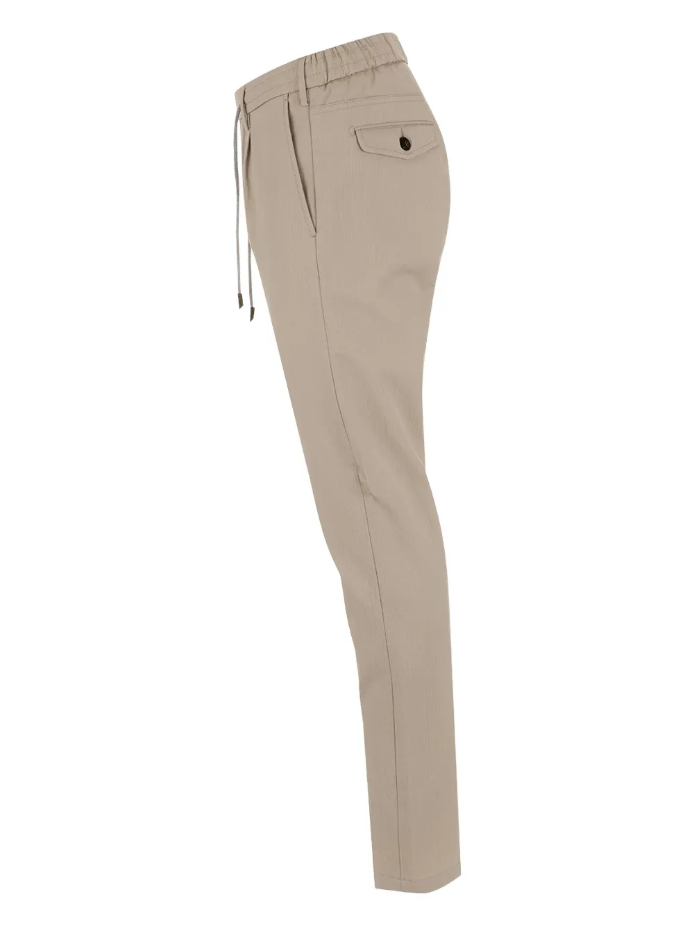 Eleventy Drawstring Trousers In Neutral