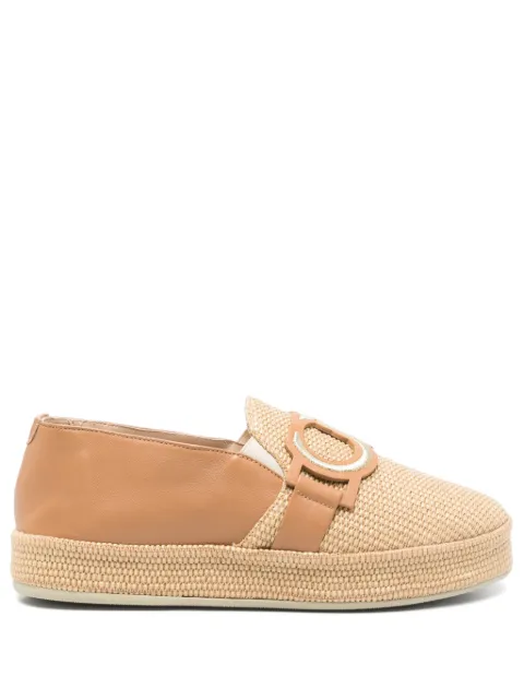 Casadei embroidered espadrilles