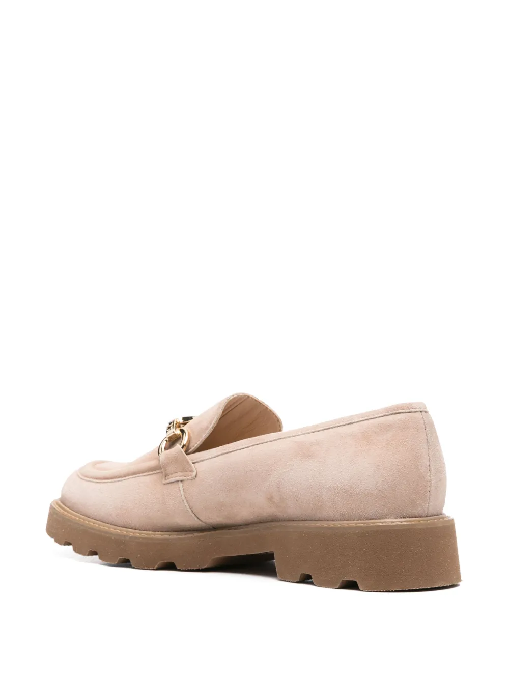 Casadei suede loafers Brown