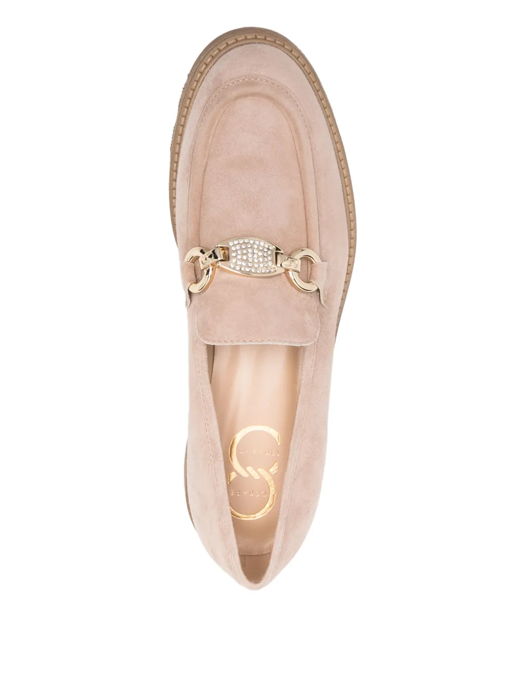 Casadei suede loafers Brown
