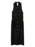 TWINSET logo-engraved midi dress - Black