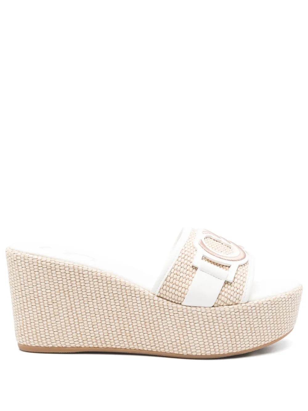Casadei sandalias con cuña | blanco | Image 1