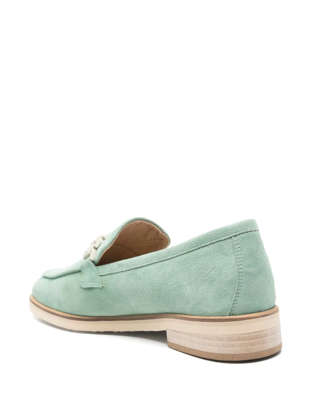 Casadei suede loafers Green