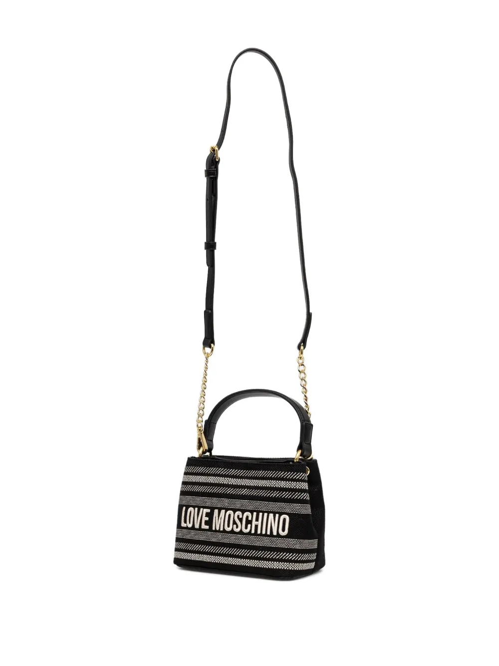 Love Moschino logo-motif tote bag - Zwart