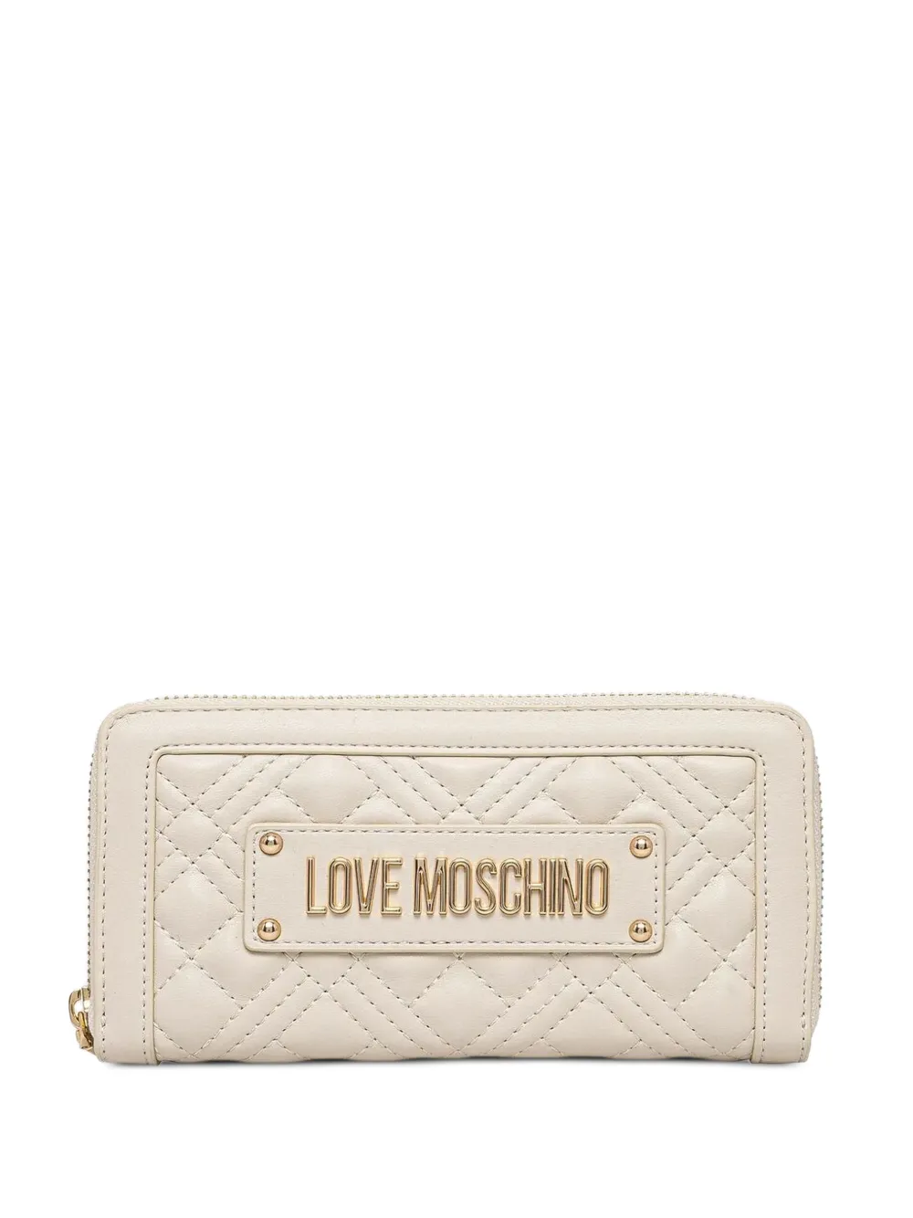 Love Moschino ファスナー財布 - ニュートラル Love Moschino ファスナー財布 - ニュートラル