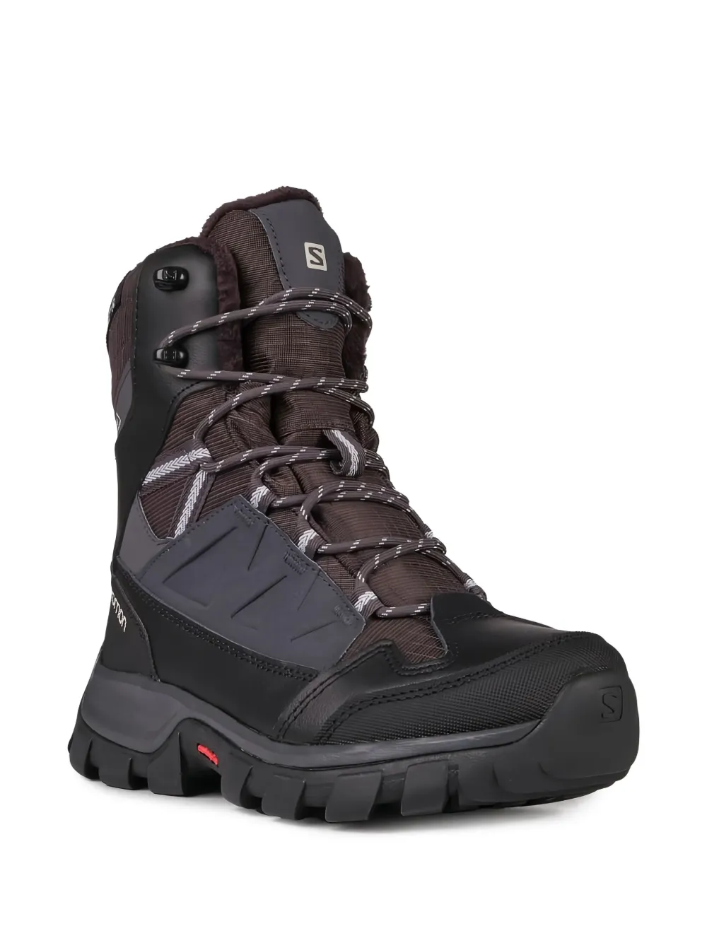Salomon lace-up hiking boots Black